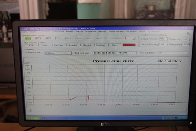 Intelligent Hydrostatic Pressure Testing Machine For Pipes Real Time ...