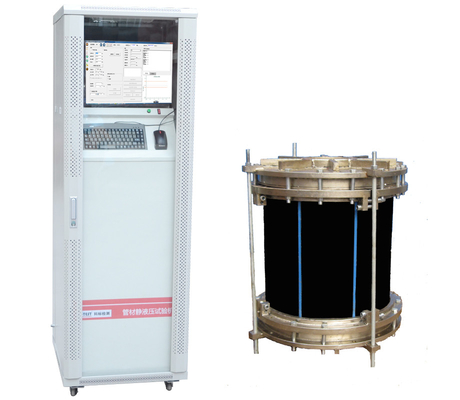 B Type Sealing Joint PP Hydrostatic Pressure Testing Machine For Burst Testing