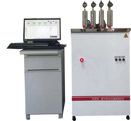 ISO 2507 Heat Deflection Temperature Test / Vicat Softening Point Apparatus