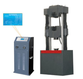 300KN Max Load Tension Testing Machine , LCD Display Universal Material Tester