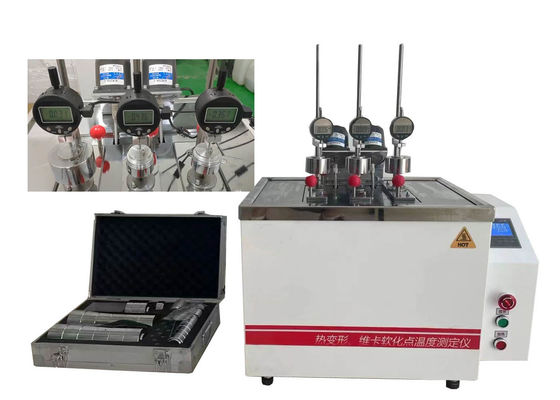 Advanced HDT VICAT Testing Machine for Real-time Monitoring of Thermal Deformation and Softening Point Measurement