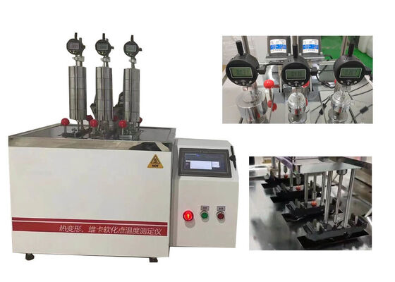 HDT VICAT Testing Machine Providing Consistent Thermal Property Testing for Plastics Rubber Nylon and Insulating Materials