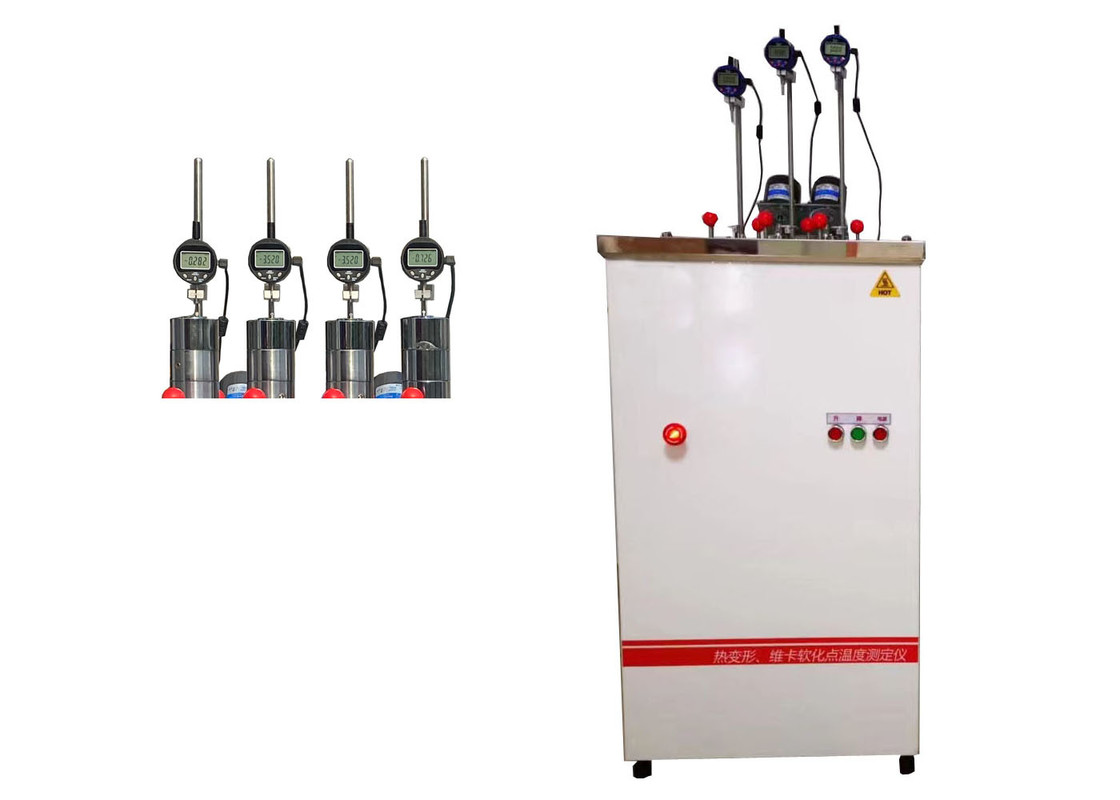 ISO 75 ASTM D 648 HDT Vicat Testing Machine for Non-Metallic Materials ...