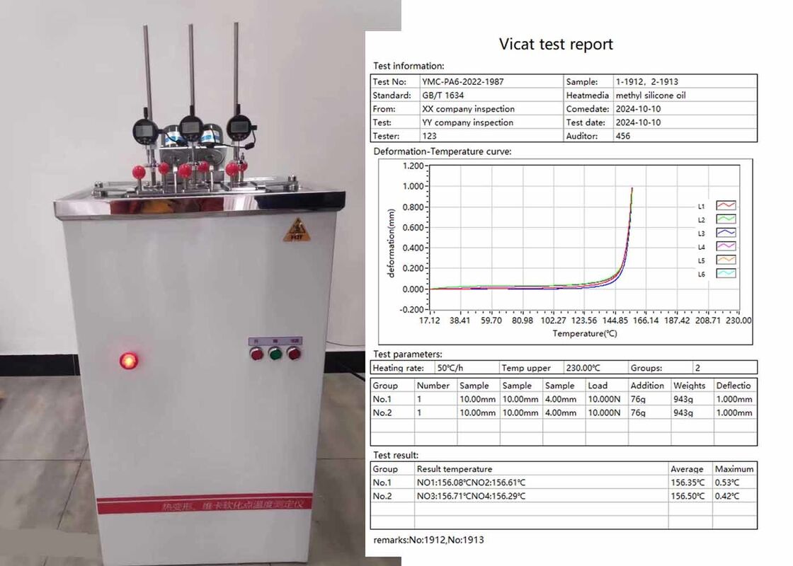 HDT VICAT Testing Machine solution for measuring heat distortion ...