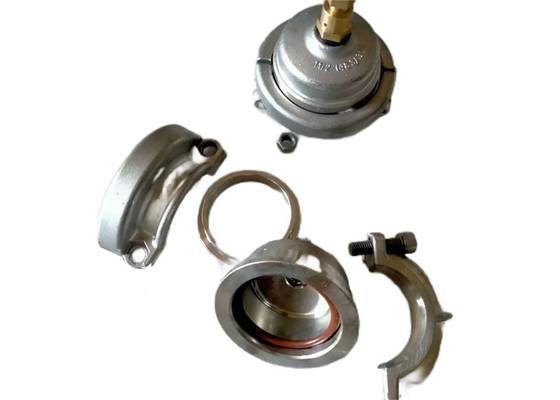 1.5 Inch 1 1/2" 48.3mm 304# Stainless Steel PVC Tube End Caps For Hydrostatic Pressure & Bursting Test