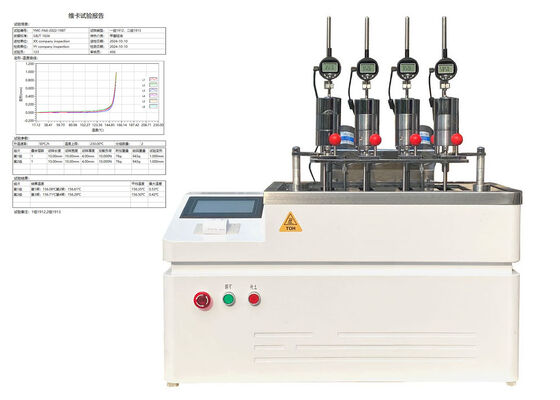 HDT VICAT Testing Machine solution for determining heat distortion temperature and softening point of thermoplastic materials