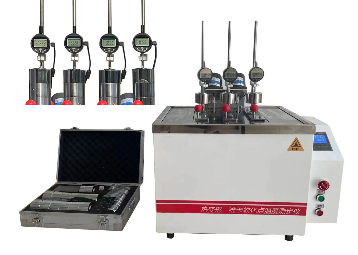 HDT VICAT Testing Machine Providing Deformation Temperature Testing ...