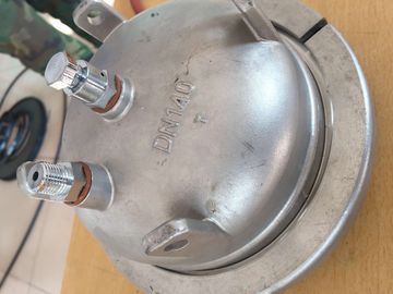 Casting Technics 140mm Plastic Pipe End Caps SS Material ISO9001 Standard
