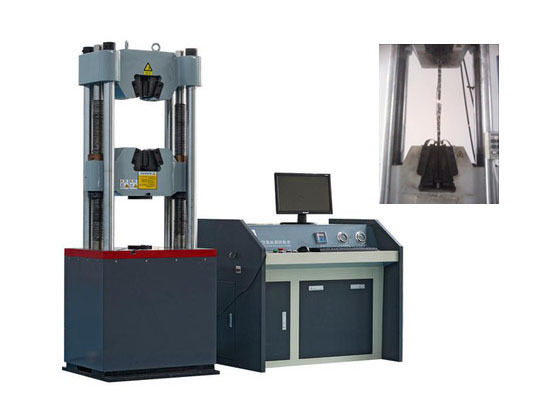 Precise analysis of mechanical properties with servo hydraulic testing machine for steel strands in engineering