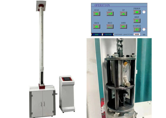 Drop Hammer Test Equipment Enabling Precise Impact Force Application to Determine Material Resistance and Failure Modes