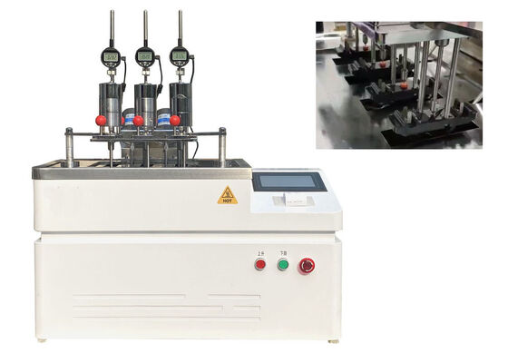 HDT VICAT Testing Machine solution for measuring heat distortion temperature and Vicat softening point of polymer samples