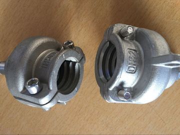Half Round Pot Shape φ32mm Metal End Caps For Pipe Casting High Precision